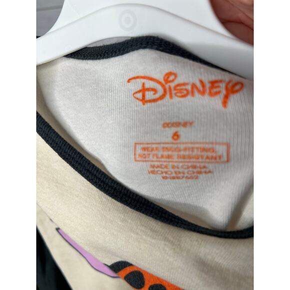 Disney Stitch Halloween Long sleeve Pajama Set Girls Size 6 - Picture 4 of 5